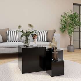 vidaXL Soffbord 45x45/35x35/24x24cm