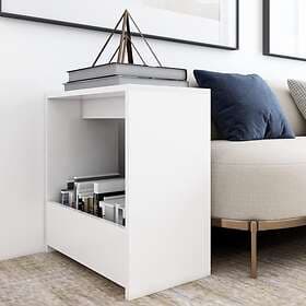 vidaXL Side Table White 50x26x50 cm Chipboard