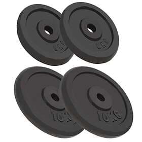 vidaXL Weight Plates 2x10kg + 2x5kg
