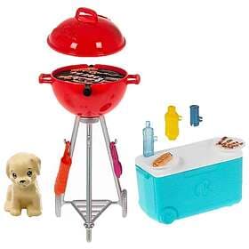 Barbie Barbecue Cookout BBQ Grill Cooler & Food (GRG76)