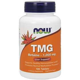 Now Foods TMG Betaine 1000mg 100 Tabletter