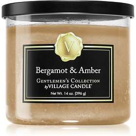 Village Candle Gentlemen's Collection Bergamot & Amber Scented Candle 396g
