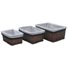 vidaXL Storage Basket 3-pack
