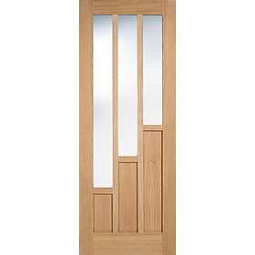 LPD Coventry Solid Core Unfinished 6P Clear Glazed 2040x826mm