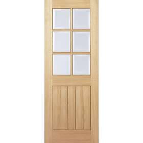 LPD Mexicano Solid Core Prefinished 6L Clear Bevelled Glazing 2040x726mm