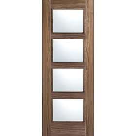 LPD Vancouver Solid Core Prefinished 4L Clear Glazed 2040x726mm