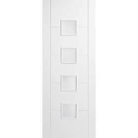 LPD Vancouver White Primed RM2S 4L Small Frost Glazed 1981x762mm