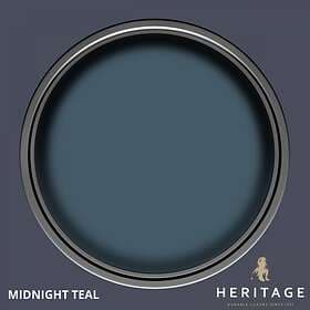 Dulux Trade Heritage Velvet Matt Finish Paint Tester Pot Midnight Teal 0.125l