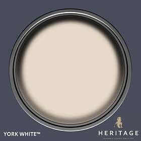 Dulux Trade Heritage Velvet Matt Finish Paint Tester Pot York White 0.125l