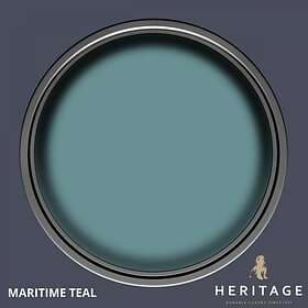 Dulux Trade Heritage Velvet Matt Finish Paint Tester Pot Maritime Teal 0.125l