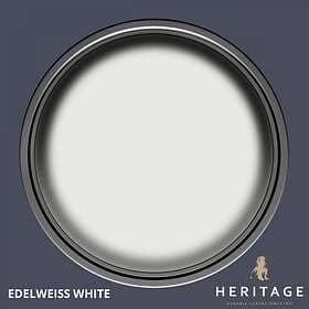 Dulux Trade Heritage Velvet Matt Finish Paint Tester Pot Edelweiss White 0.125l