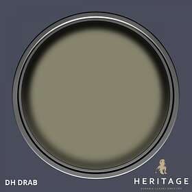 Dulux Trade Heritage Velvet Matt Finish Paint Tester Pot DH Drab 0.125l