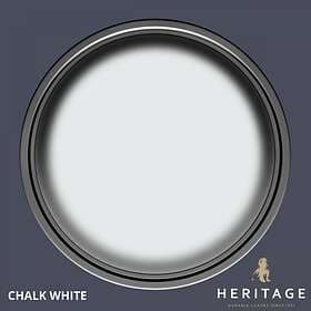 Dulux Trade Heritage Velvet Matt Finish Paint Tester Pot Chalk White 0.125l