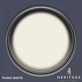 Dulux Trade Heritage Velvet Matt Finish Paint Tester Pot Piano White 0.125l
