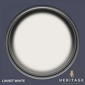 Dulux Trade Heritage Velvet Matt Finish Paint Tester Pot Linnet White 0.125l