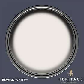 Dulux Trade Heritage Velvet Matt Finish Paint Tester Pot Roman White 0.125l