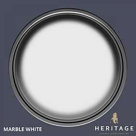 Dulux Trade Heritage Velvet Matt Finish Paint Tester Pot Marble White 0.125l