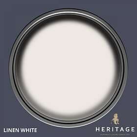Dulux Trade Heritage Velvet Matt Finish Paint Tester Pot Linen White 0.125l