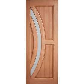 LPD Harrow Frosted Glazed M&T External Door 1981x762mm 30"