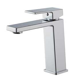 Bathrooms To Love Lys Brass No Pop Up Waste Basin Mixer (Chrome)