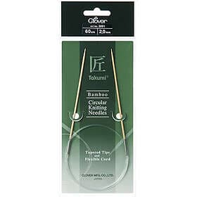 Clover Takumi Rundstickor Bamboo 60cm 2.0mm