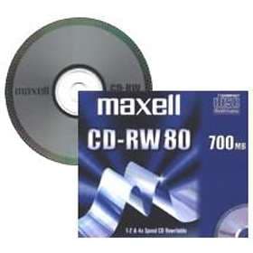 Maxell CD-RW 700MB 4x 10-pack Jewelcase XL-II 80 Audio