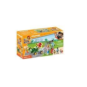 Playmobil Duck On Call 70919 Ambulance Action: Help the Racing Driver