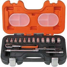 Bahco S160 Socket Wrench Set 1/4" 16pcs