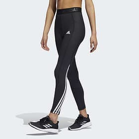 Adidas TechFit 3-Stripes Long Tights (Women's)