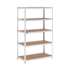 MSW Metal Storage Rack 5x150kg 120x60x197cm