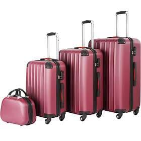 TecTake Pucci 4-Set (M/L/XL + Make-up Bag)