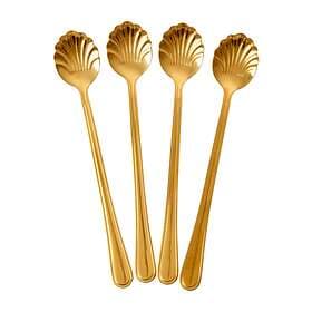 Rice Seashell Latte Spoon 190mm 4-pack