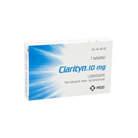 Clarityn 10mg Loratadin 7 Tablets