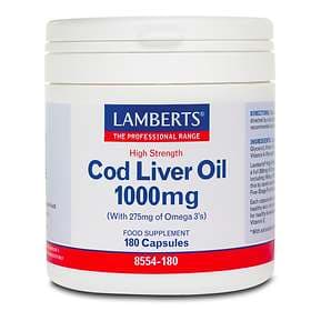 Lamberts Cod Liver Oil 1000mg 180 Capsules