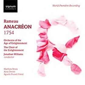 Rameau: Anacreon CD