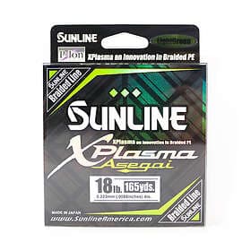 Sunline XPlasma Asegai 150m Light Green 18lb 0.223mm