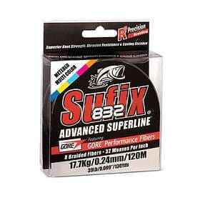 Sufix 832 Advanced Superline 300 M Svart 0.330 mm