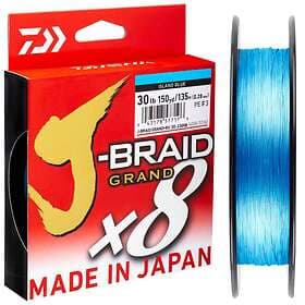 Daiwa J-braid Grand X8 270 M Röd 0.160 mm