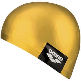 Arena Logo Moulded Swim Cap Gold