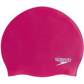 Speedo Plain Moulded Swim Cap Pink