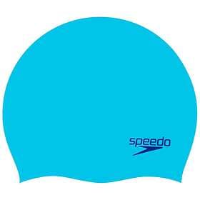 Speedo Plain Moulded Swim Cap Blue