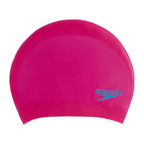 Speedo Long Hair Swim Cap Pink (Junior)