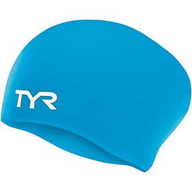TYR Wrinkle-free Swim Cap Blue