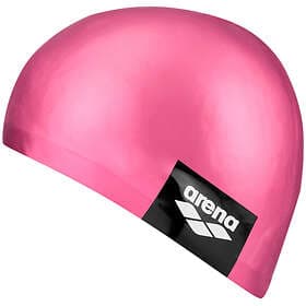Arena Logo Moulded Swim Cap Pink