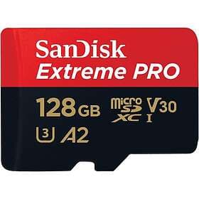 SanDisk Extreme Pro microSDXC Class 10 UHS-I U3 V30 A2 200/90MB/s 128GB