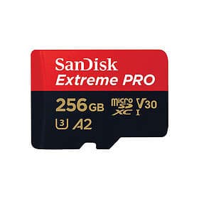 SanDisk Extreme Pro microSDXC Class 10 UHS-I U3 V30 A2 200/140MB/s 256GB