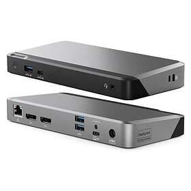 Alogic USB-C DX2 Universal Dock with 100W Power Delivery - Prime Series