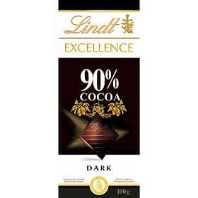 Lindt Excellence 90% Bar of Chocolate 100g