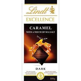 Lindt Excellence Caramel Sea Salt Bar of Chocolate 100g
