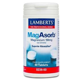 Lamberts MagAsorb Magnesium 150mg 60 Tablets